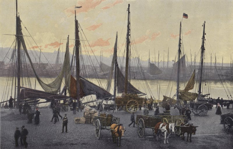 Boulogne-sur-Mer, Ringa balığı avcılığı için hazırlıklar by French Photographer