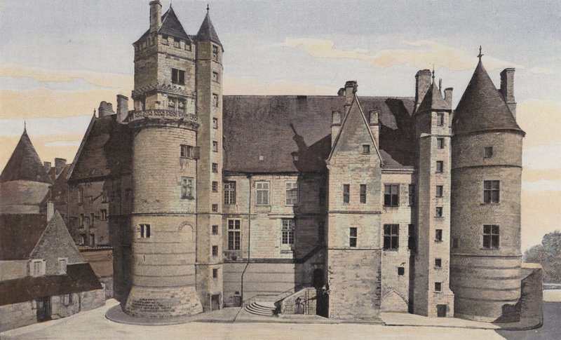 Bourges, Otel Jacques Coeur, Cephe S O by French Photographer