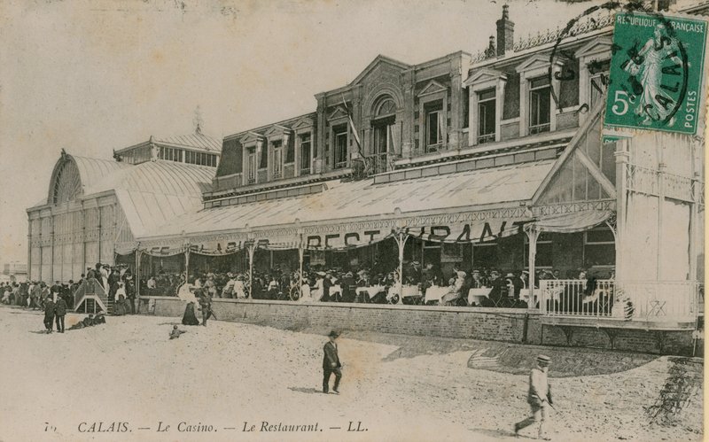 Calais, Kumarhane, Restoran. 14 Ağustos 1913