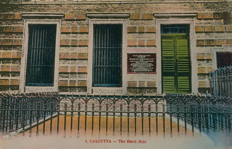 Kalküta - Kara Delik. 1913 yılında gönderilen kartpostal. by French Photographer