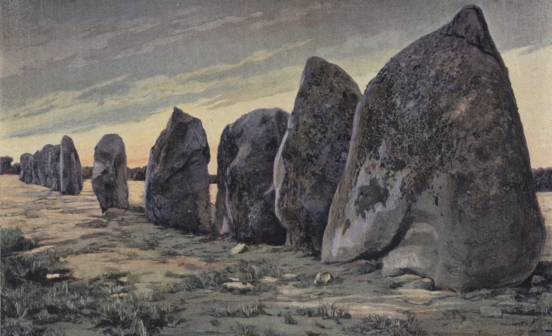 Carnac, Kerlescan hizalamaları by French Photographer