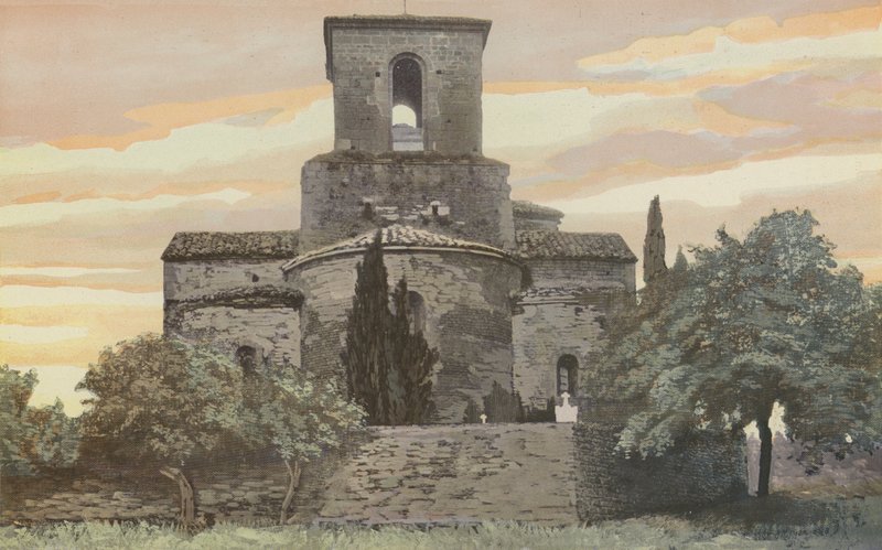 Chabrillan, Eski Kilise, Apsis by French Photographer