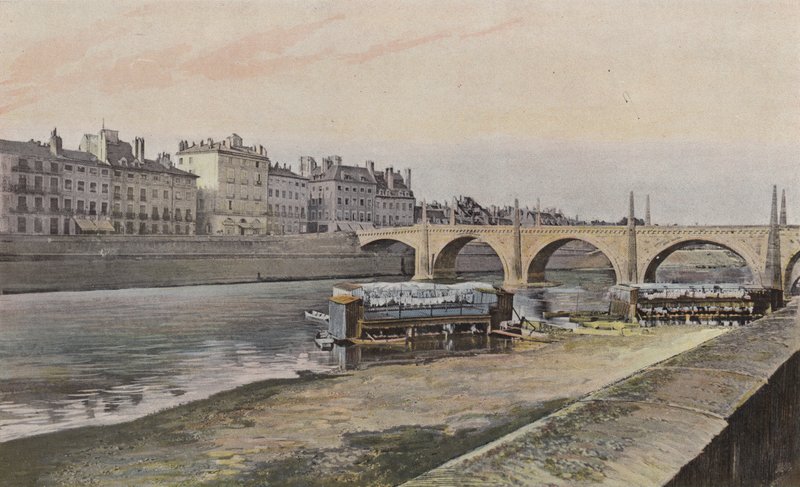 Chalon-sur-Saone, Pont Saint-Laurent by French Photographer