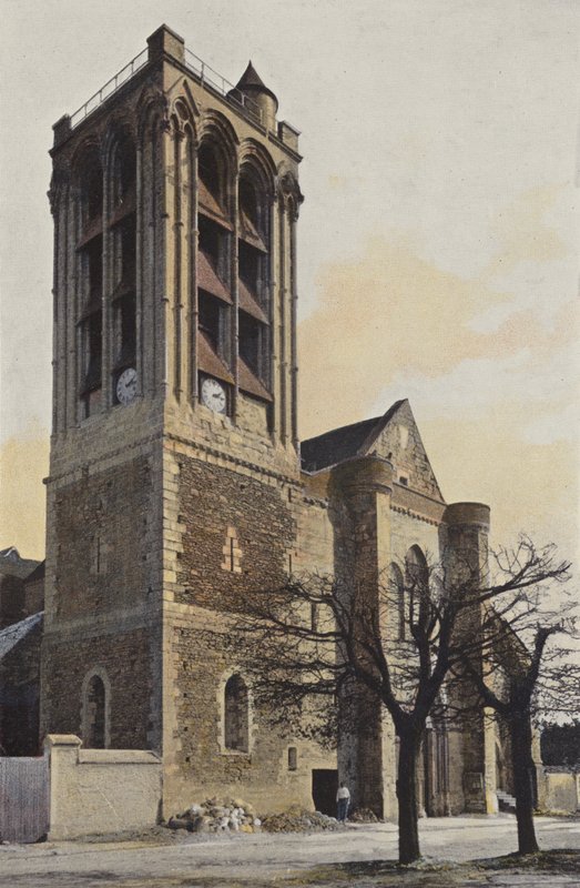 Champeaux, Kilise, Cephe O by French Photographer