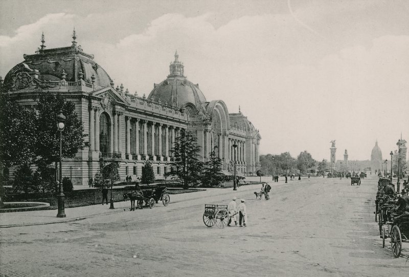 Champs-Elysees, Let Petit Palais, Champs Elysees, Küçük Saray (fotogravür) by French Photographer