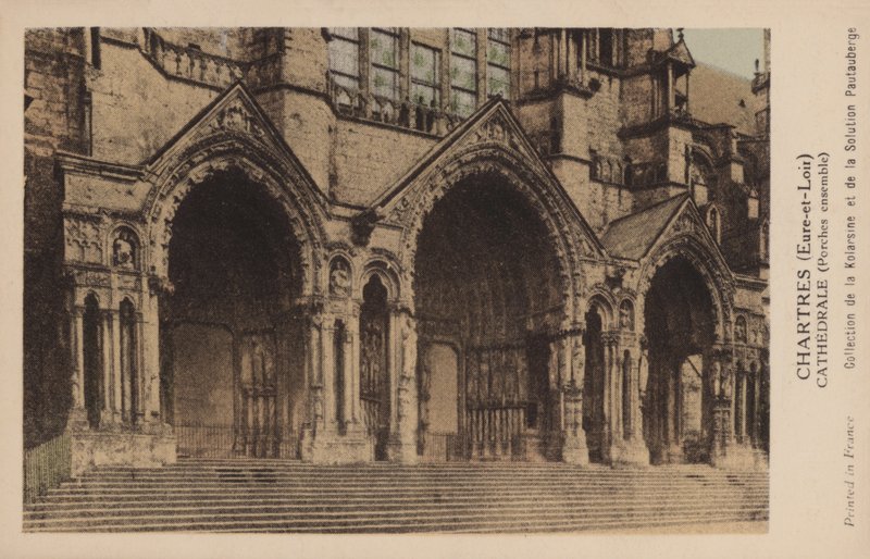 Chartres, Eure-Et-Loir, Katedral, Porche Topluluğu by French Photographer