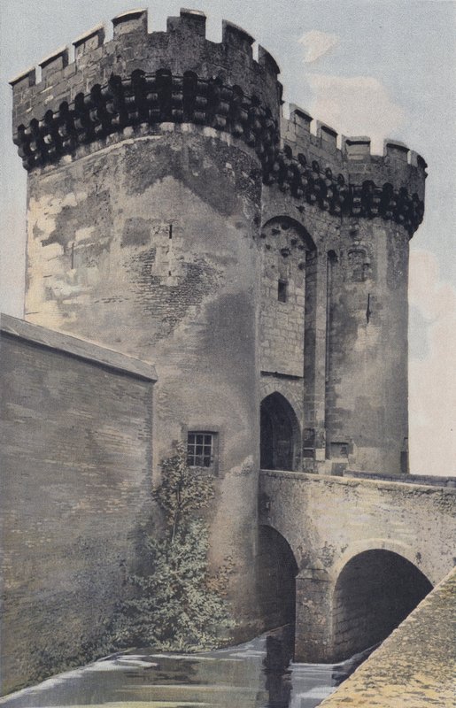 Chartres, Porte Guillaume, Şehrin dış görünümü by French Photographer