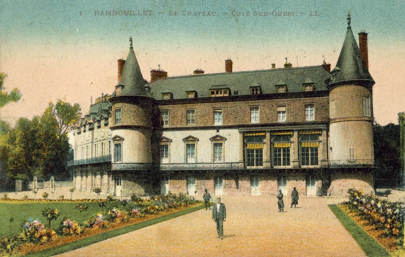 Chateau de Rambouillet, Ile-de-France (renkli fotoğraf) by French Photographer