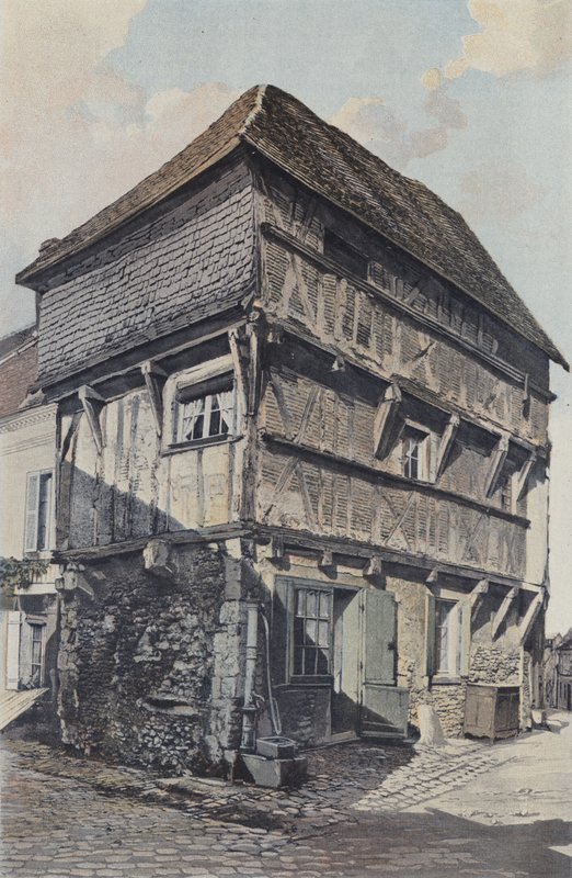 Chatillon-sur-Indre, Eski ev by French Photographer