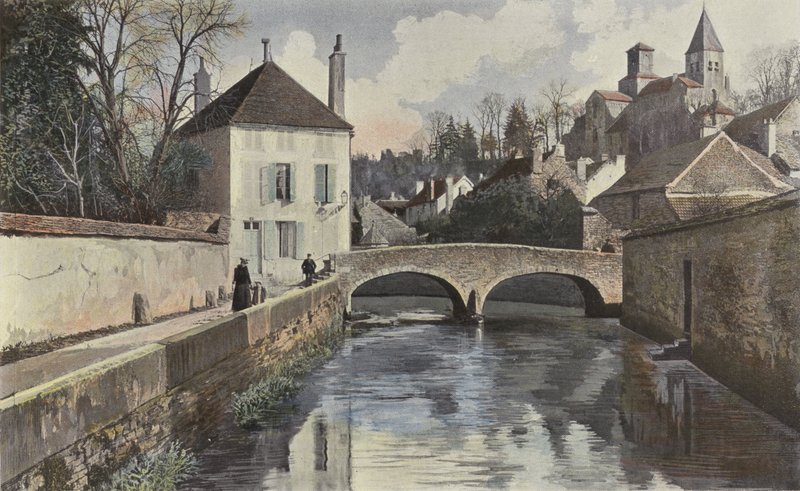 Chatillon-sur-Seine, Eglise Saint-Vorles ve Perthuis-au-Loup by French Photographer