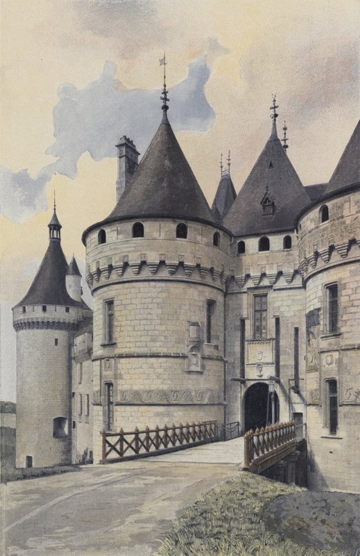 Chaumont-sur-Loire, Kaleye giriş by French Photographer
