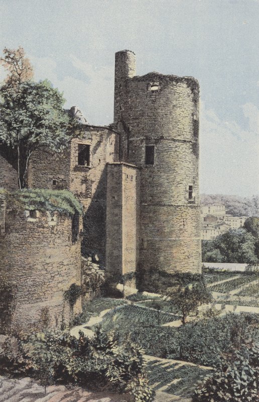 Clisson, Kuleler ve çukur by French Photographer