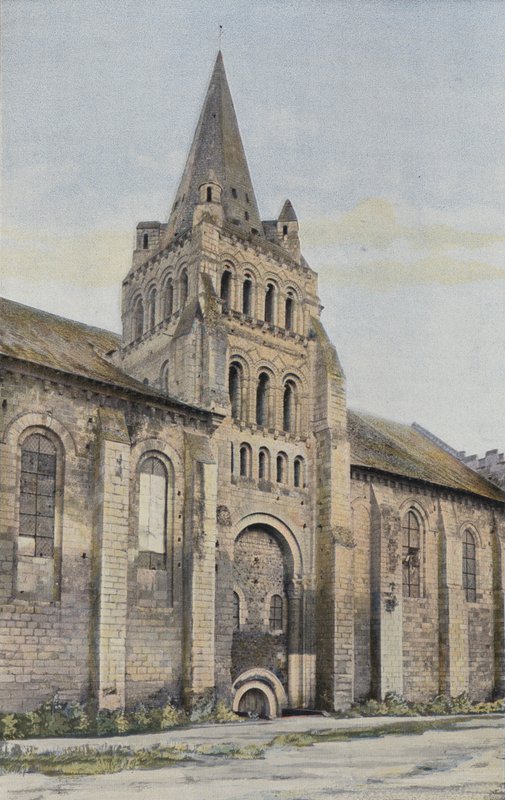 Cunault, Eglise, Cephe N by French Photographer