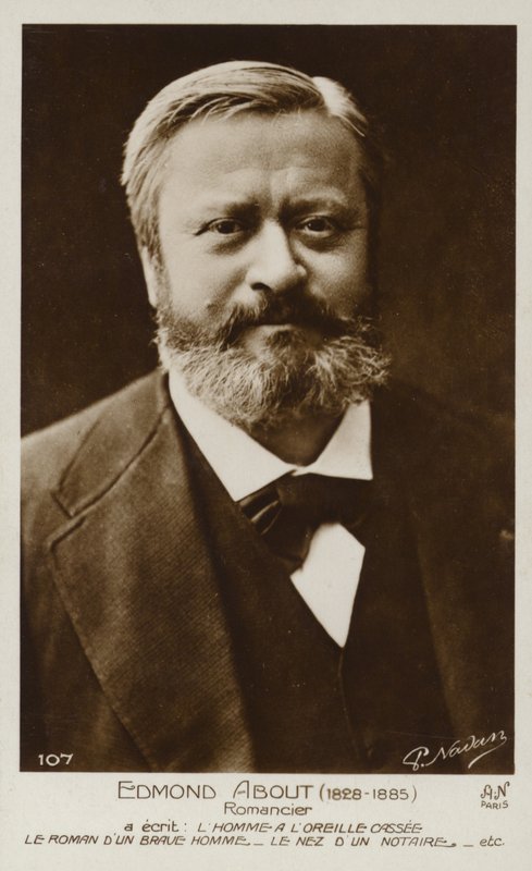 Edmond About (1828-1885), Fransız romancı by French Photographer