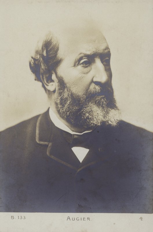 Emile Augier (1820-1889), Fransız oyun yazarı by French Photographer
