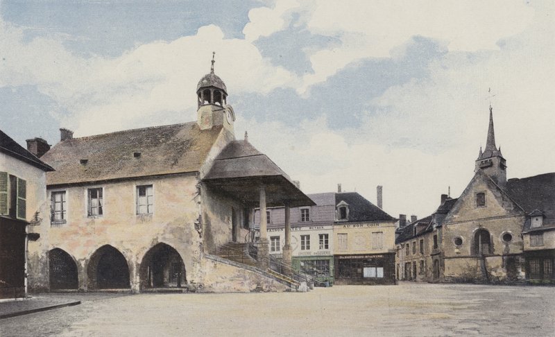Fismes, Grande Place by French Photographer