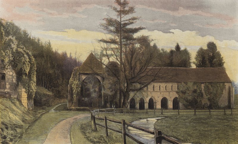 Fontaine-Guerard, Eski manastır (topluluk) by French Photographer