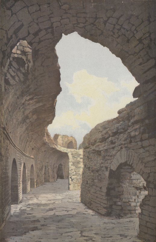 Fréjus, Amfitiyatro, Bir galerinin iç görünümü by French Photographer