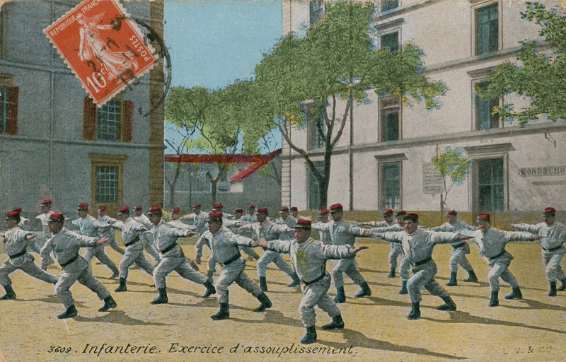 Fransız piyade egzersizi, 1913