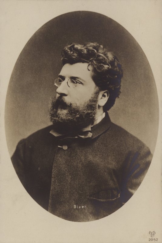 Georges Bizet, Fransız besteci, çoğunlukla operalardan (1838-1875) by French Photographer
