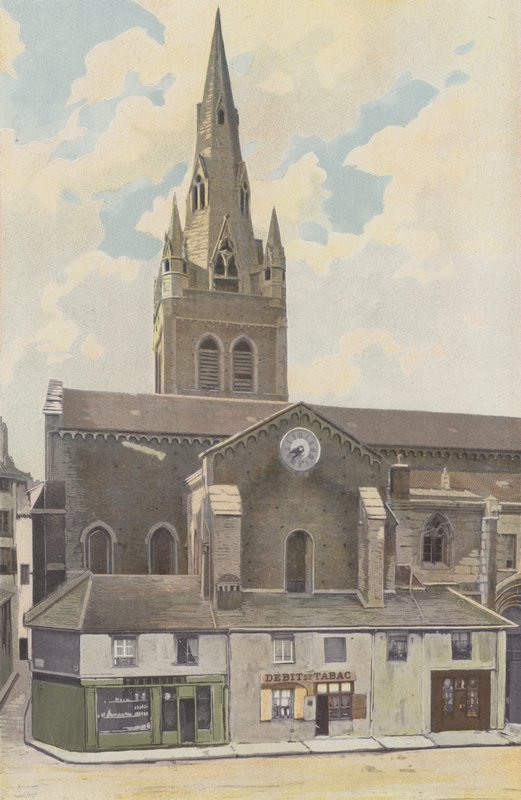 Grenoble, Saint-Andre Kilisesi, Cote N by French Photographer