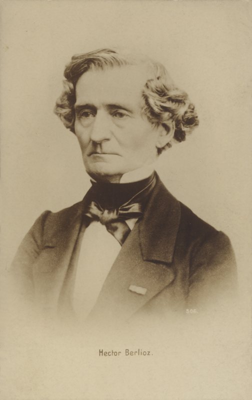 Hector Berlioz, Fransız Romantik besteci (1803-1869) by French Photographer