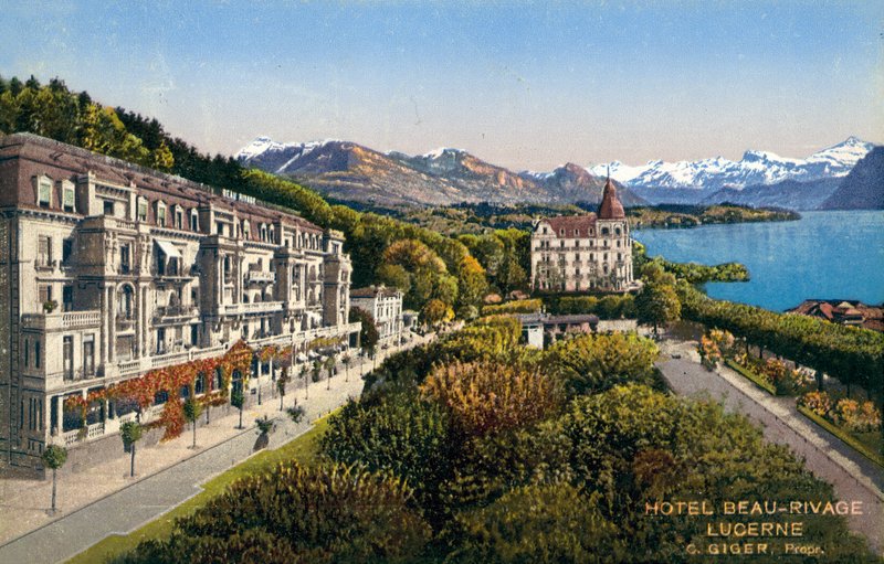 Otel Beau-Rivage, Luzern by French Photographer