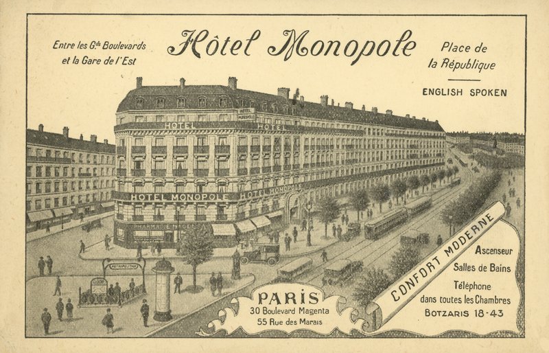 Otel Monopole, Paris by French Photographer