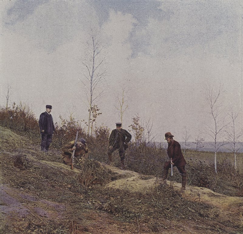 Av partisi (renkli fotoğraf) by French Photographer