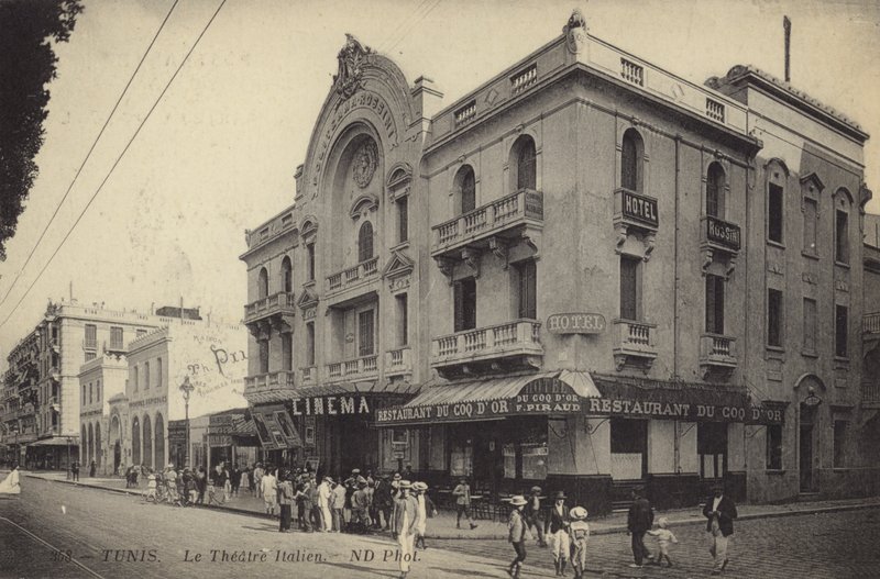 İtalyan Tiyatrosu, Tunus, Tunus by French Photographer
