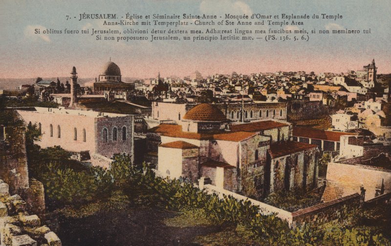 Kudüs, St Anne Kilisesi ve Tapınak alanı by French Photographer