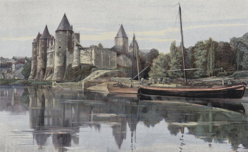 Josselin, Rohan ailesinin Şatosu by French Photographer