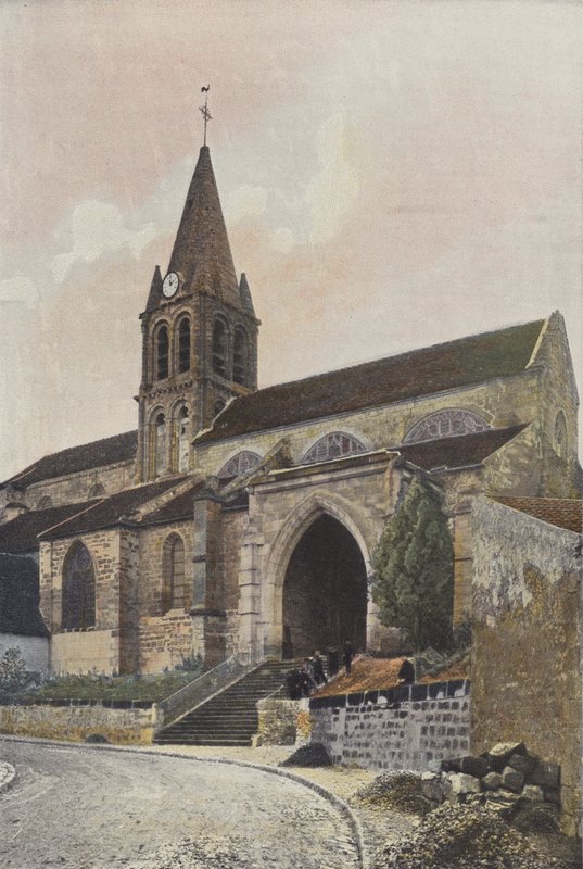 Jouy-le-Moutier, Kilise by French Photographer