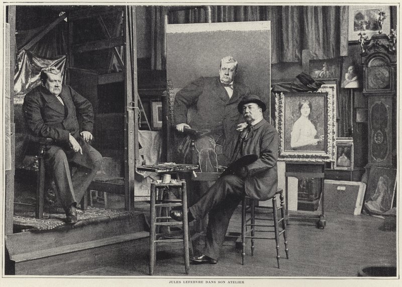 Jules Lefebvre atölyesinde by French Photographer
