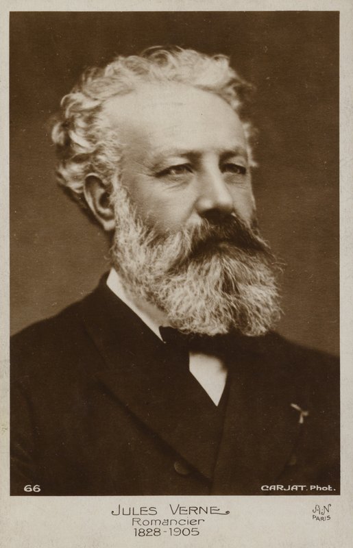 Jules Verne (1828-1905), Fransız romancı by French Photographer
