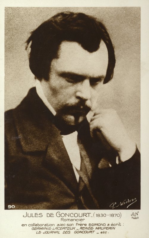 Jules de Goncourt (1830-1870), Fransız romancı by French Photographer