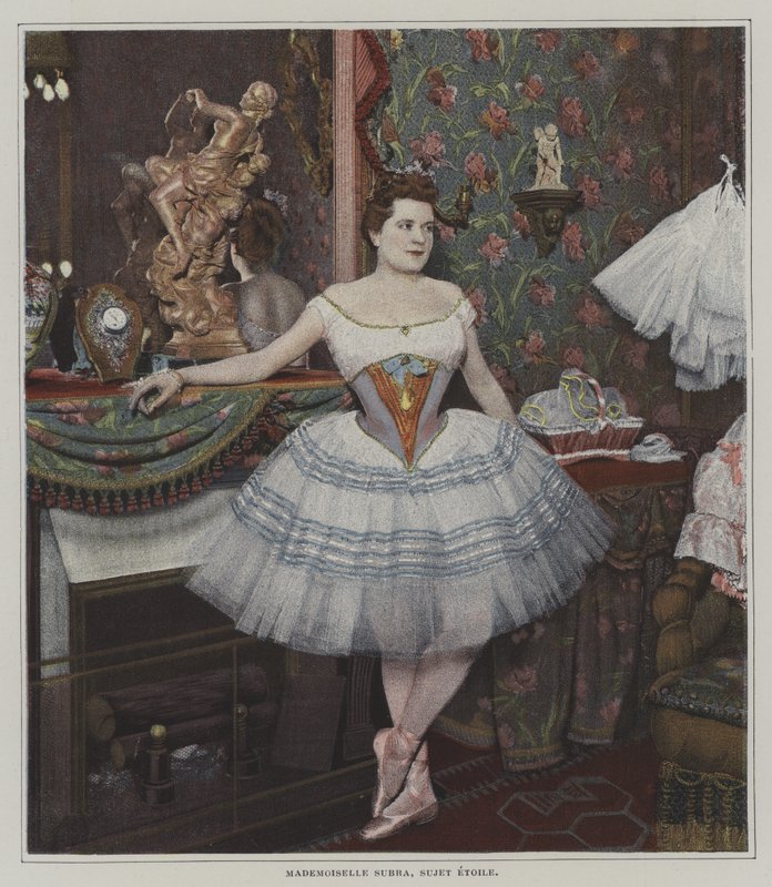Julia Subra, İtalyan balerin (renkli fotoğraf) by French Photographer