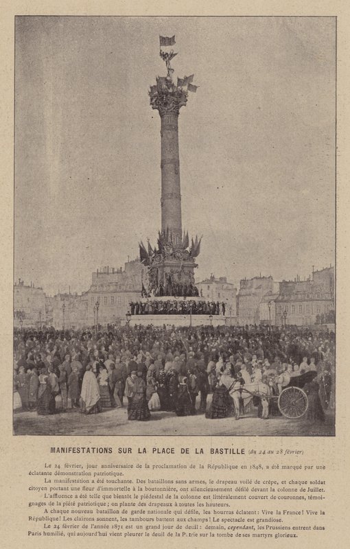 Paris Komünü, Place De La Bastille