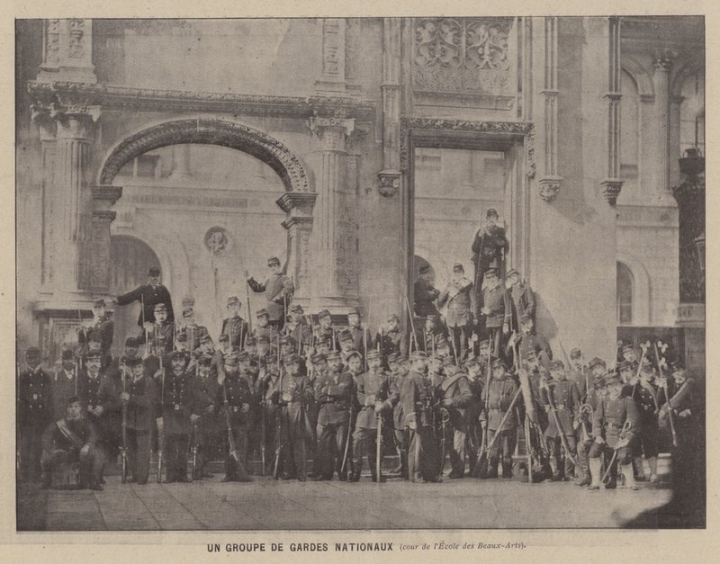 Paris Komünü, Ulusal Muhafızlar Grubu, Ecole des Beaux-Arts