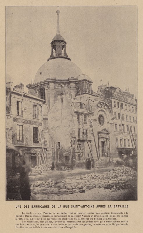 Paris Komünü, Savaştan Sonra Saint-Antoine Sokağı
