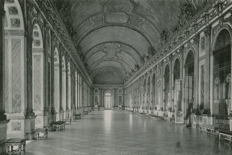 La Galerie des Glaces, Gözlük Galerisi (fotogravür) by French Photographer