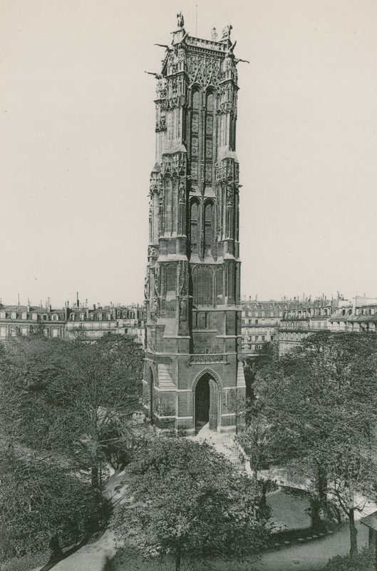 Saint-Jacques Kulesi, Saint-Jacques Kulesi (fotogravür) by French Photographer