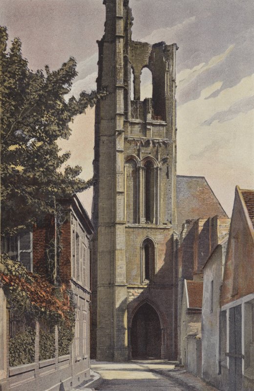 Larchant, kilisenin çan kulesi, Cote O by French Photographer