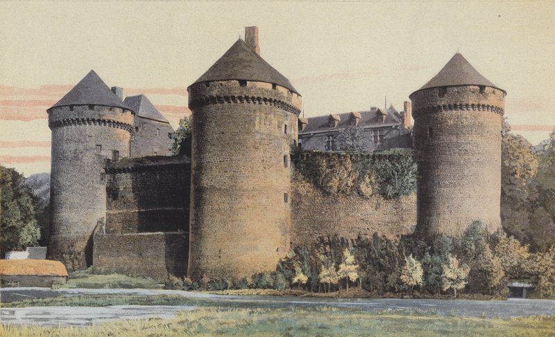 Lassay, Chateau, Cote de la riviere by French Photographer