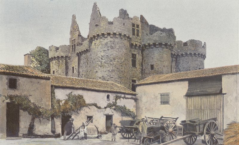 Le Breuil-sous-Argenton, Chateau de Beaupinay Harabeleri by French Photographer