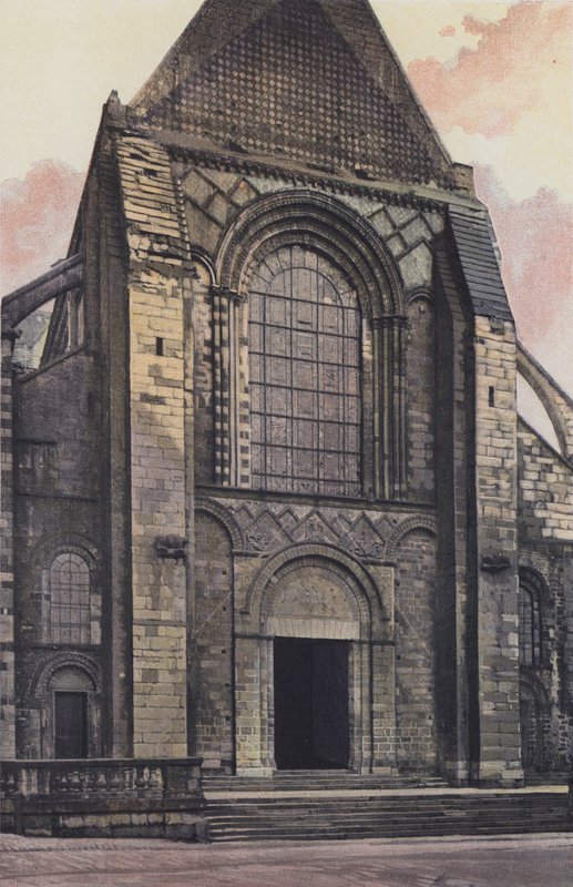 Le Mans, Katedral, Cephe O by French Photographer