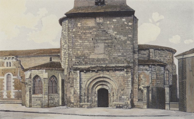Le Mas-DAgenais, Kilise, Cephe S by French Photographer