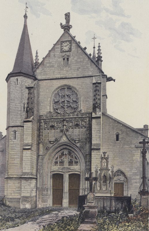 Lhuitre, Kilise, Cephe O by French Photographer