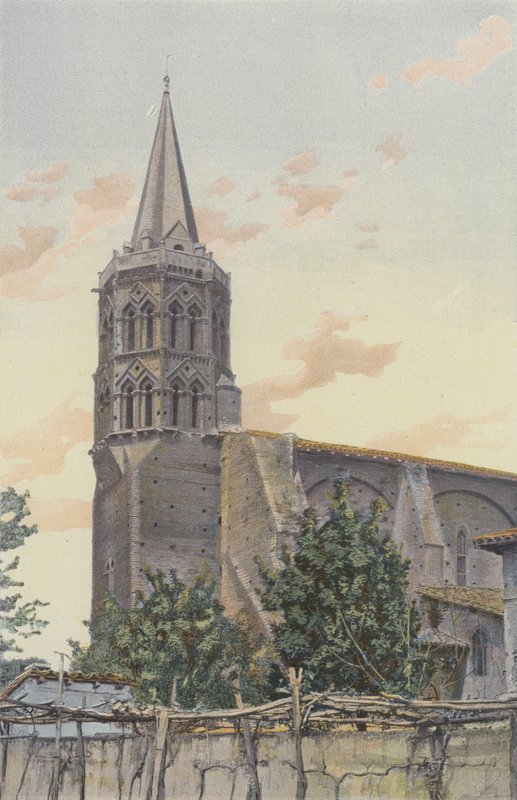 Lisle-DAlbi, Kilise, Çan kulesi, Cote E by French Photographer