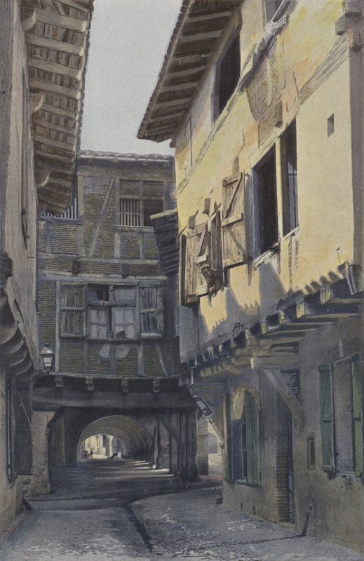 Lisle-DAlbi, Grande Place Girişi by French Photographer